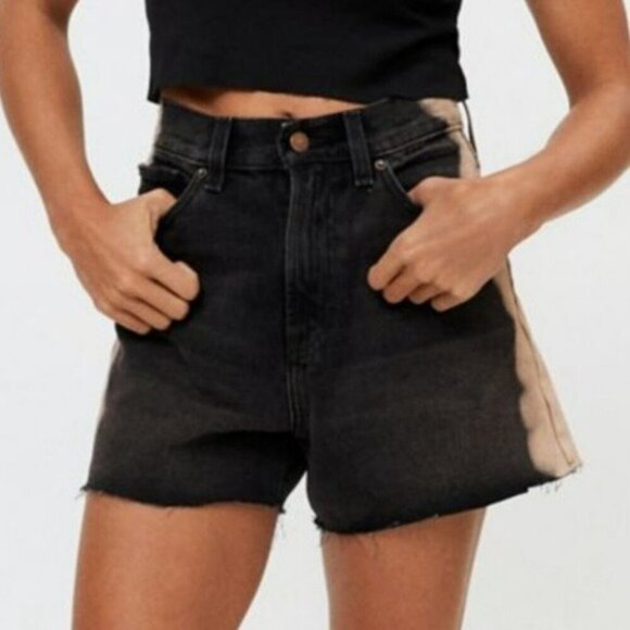 BDG Urban Outfitters Black A Line High Waisted Shorts - Picture 1 of 12